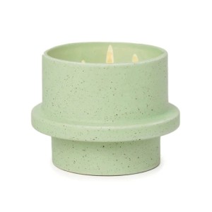 Керамична соева свещ Падивакс на петна, Folia - Градинско зелено - бамбук и зелен чай, 326 гр.